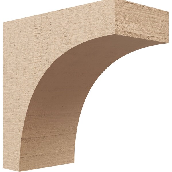 Ekena Millwork 5"W x 10"D x 10"H Classic Stockport Rough Cedar Woodgrain TimberThane Corbel, Primed Tan CORUR05X10X10STORCPR - main